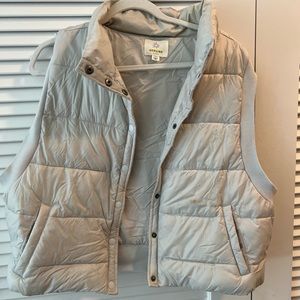 Grey Puffer Vest